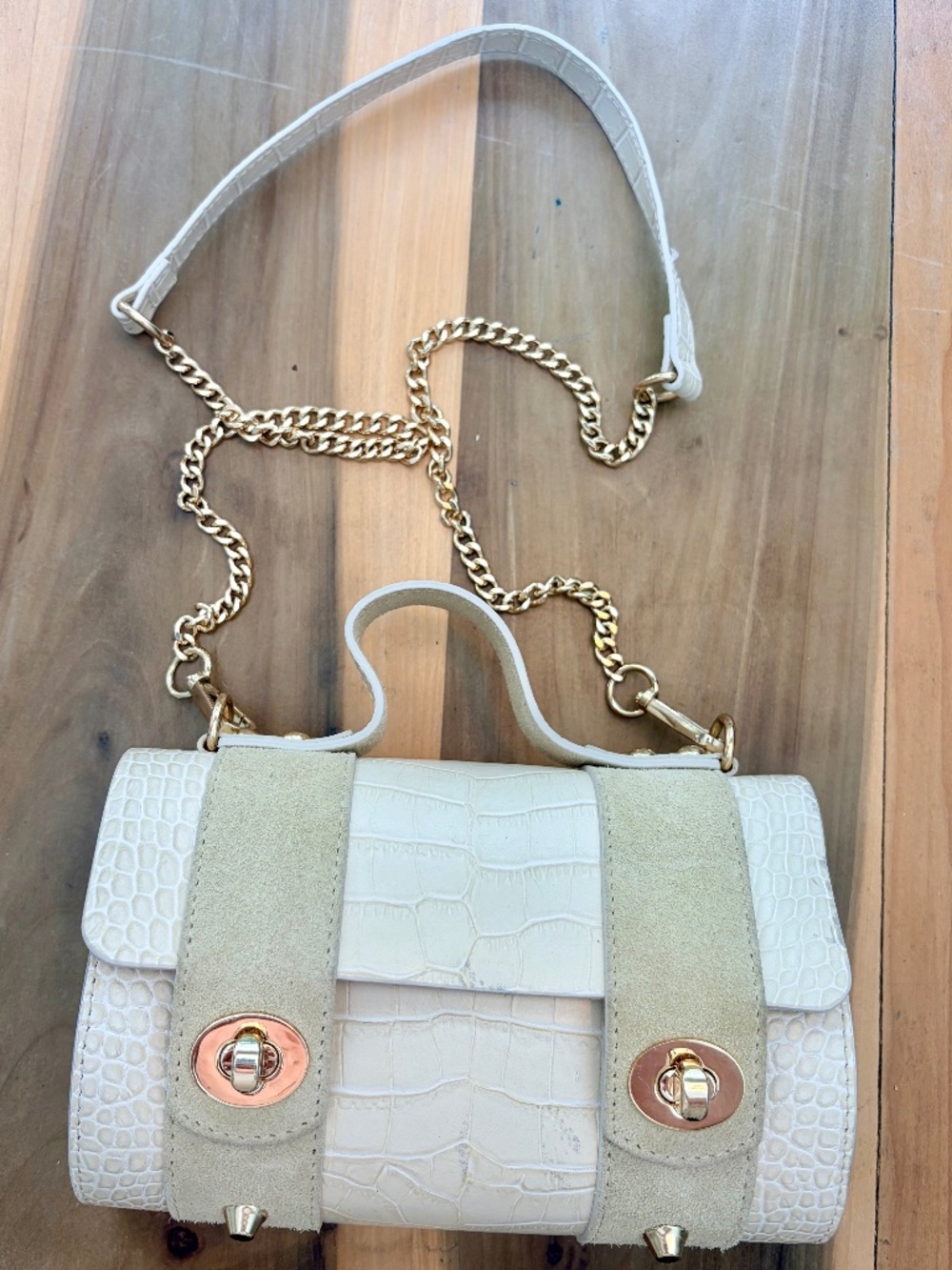 Persaman leather crossbody purse